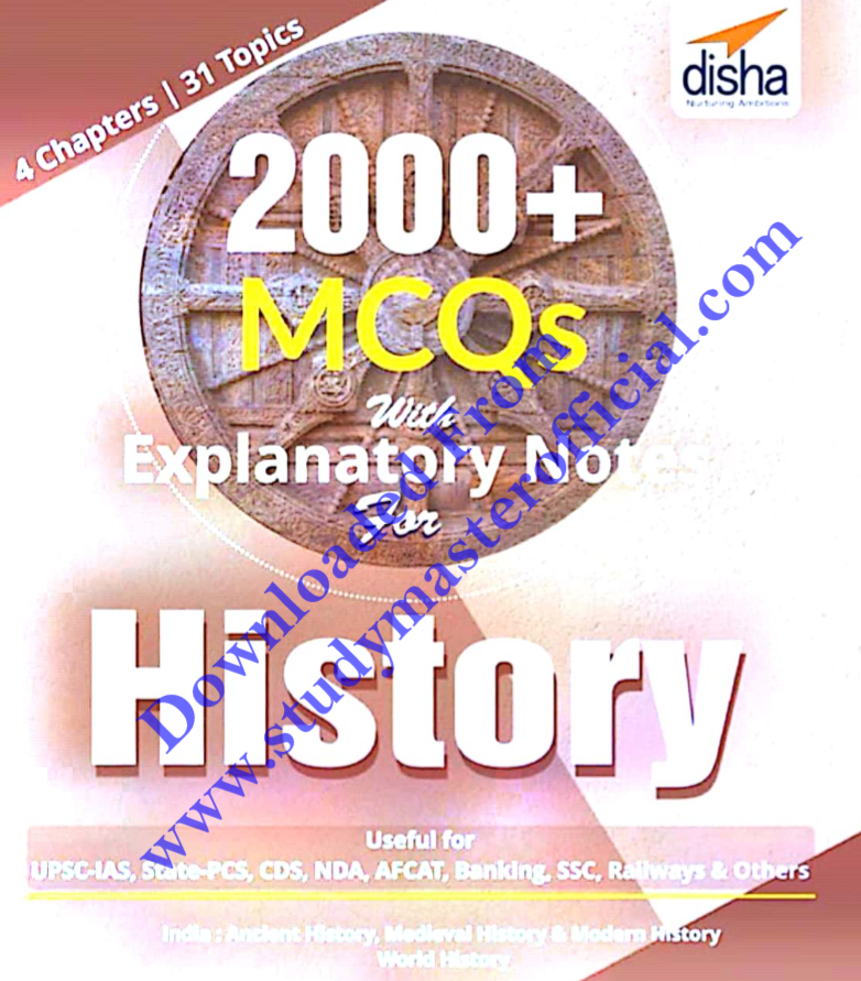 DISHA GENERAL HISTORY 2000 MCQ 