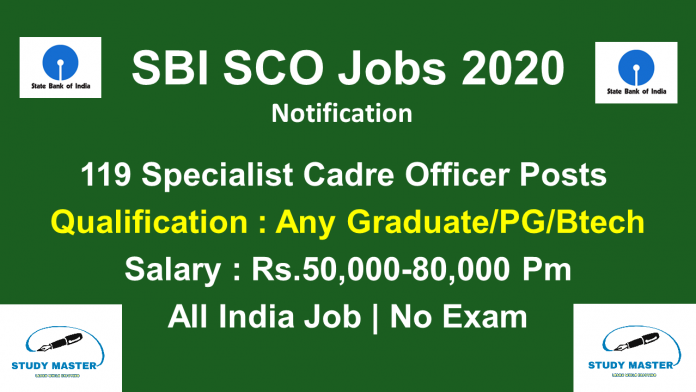 SBI SCO Recruitment 2020