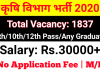 Agriculture Department Assam Recruitment 2021